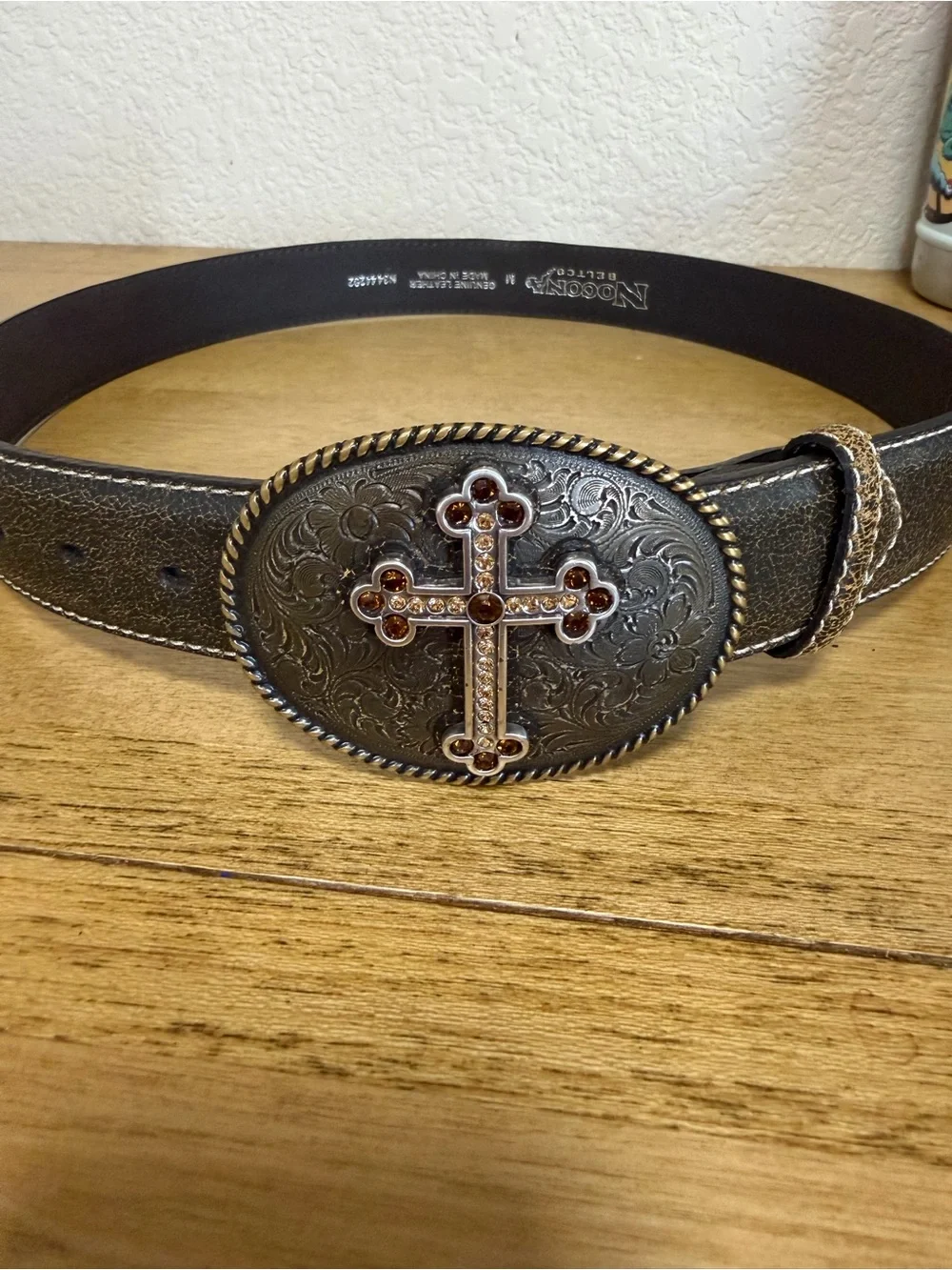 Nocona brown leather